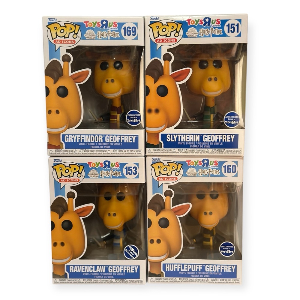 Set of 4 Geoffrey Harry Potter Collection #169 #160 #151 #153